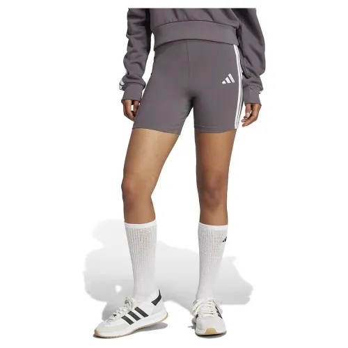 아디다스 Essentials 3 Stripes Biker High Waist Short 레깅스 141566152