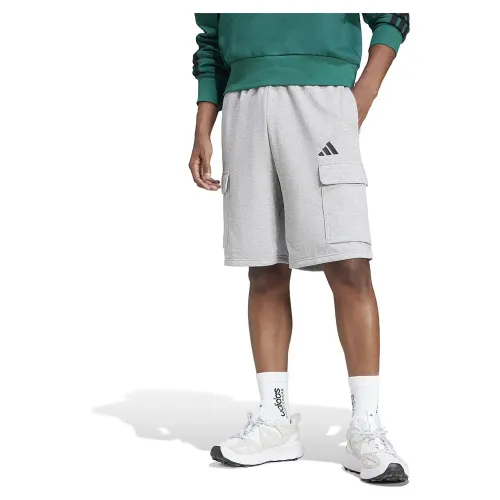 아디다스 에센셜s Feel Cozy French Terry 카고 반바지 141566387