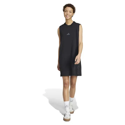 아디다스 에센셜s 3 Stripes Print 나시 짧은 원피스 141566441