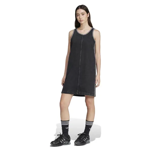 아디다스 아디컬러 데님 3 Stripes 나시 짧은 원피스 141568090