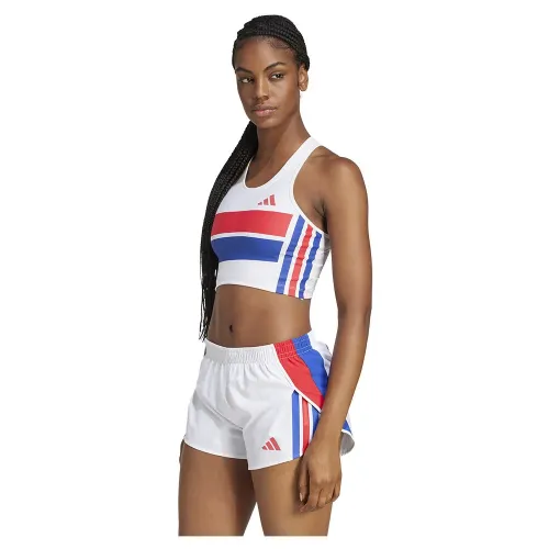 아디다스 Adizero Retro Crop 스포츠 탑 141585129