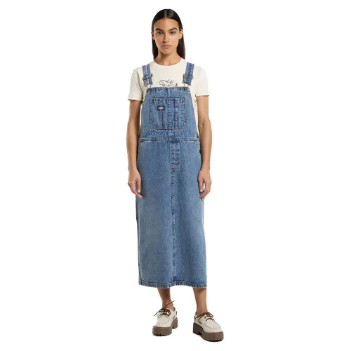 디키즈 Bib Overall 소매 없는 롱 원피스 141657216