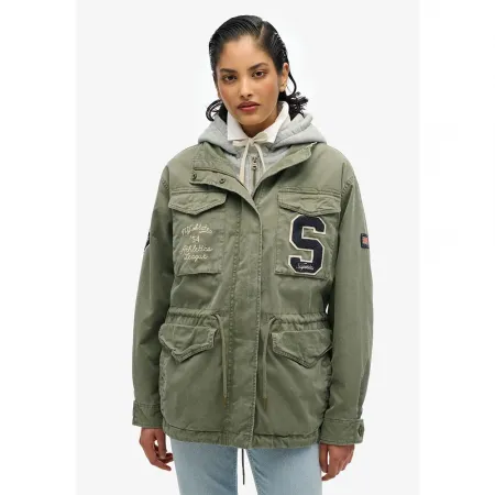 슈퍼드라이 Jersey Emb Military 자켓 141663313