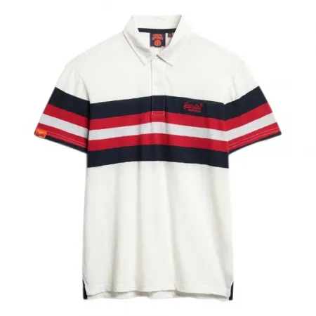 슈퍼드라이 Lightweight Stripe 반팔 폴로 셔츠 141663322