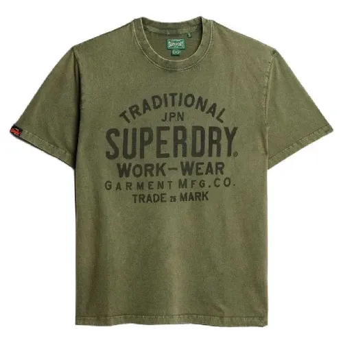 슈퍼드라이 Machined Goods Workwear 반팔 티셔츠 141663383