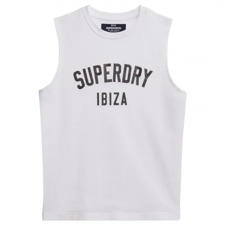 슈퍼드라이 Sport Luxe Fitted 민소매 티셔츠 141663567
