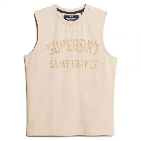 슈퍼드라이 Sport Luxe Fitted 민소매 티셔츠 141663581