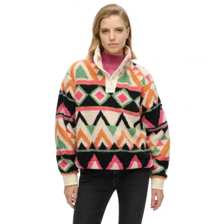 슈퍼드라이 Super Soft Printed Henley 스웨터 141663637