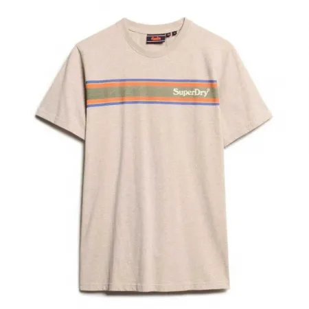 슈퍼드라이 Venue 로고 Stripe Relaxed 반팔 티셔츠 141663699