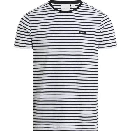 캘빈클라인 Stretch Slim Stripe 반팔 티셔츠 141679772