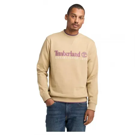 팀버랜드 Established 1973 Embroidered Logo Crew Neck 스웨트셔츠 141688785