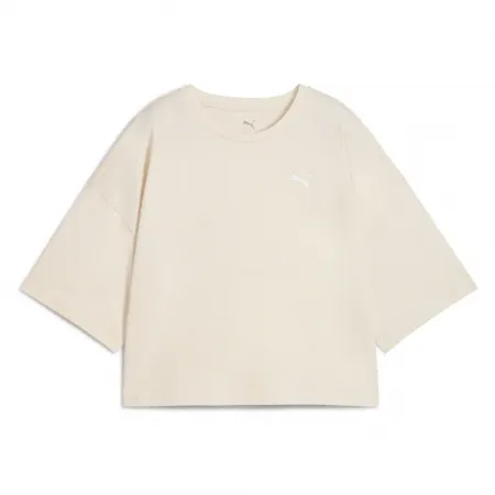 푸마 Wardrobe ESS Cropped 오버핏 반팔 티셔츠 141758875