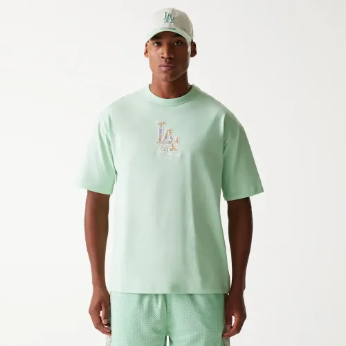 뉴에라 MLB LA 다져스 Infill Oversize 반팔 티셔츠 141848730