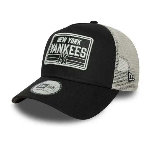뉴에라 MLB 뉴욕 양키즈 Patch 9Forty Aframe 트럭 운전사 모자 141848880