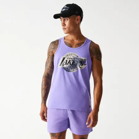 뉴에라 NBA Los Angeles Lakers Infill Regular Fit 민소매 티셔츠 141848989