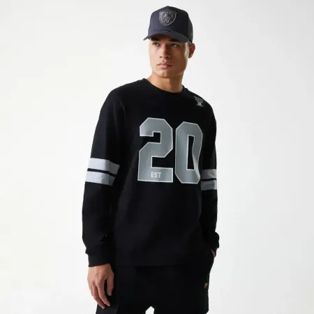 뉴에라 NFL Las Vegas Raiders Graphic 긴팔 티셔츠 141849015