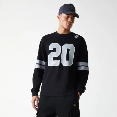 뉴에라 NFL Las Vegas Raiders Prinstripe 스웨터 141849017