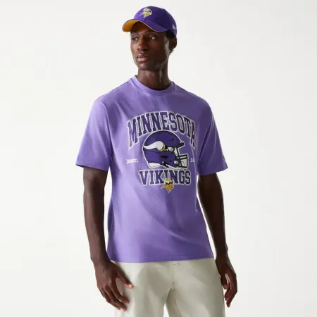 뉴에라 NFL Minnesota Vikings Helmet Oversize 반팔 티셔츠 141849027