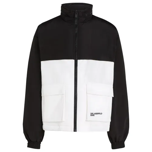 KARL LAGERFELD Blocked 패딩 자켓 141851837