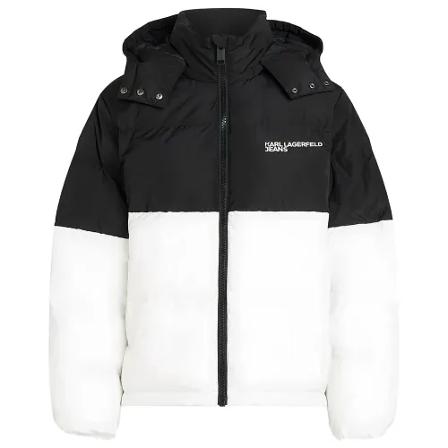 KARL LAGERFELD Blocked 패딩 자켓 141851838