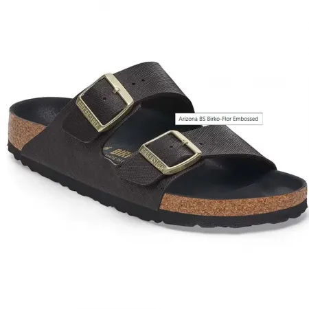 버켄스탁 Arizona Birko-Flor Em보스ed 좁은 샌들 141927580
