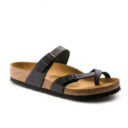 버켄스탁 Mayari Natural Leather Oiled 좁은 샌들 141927610