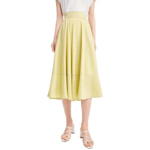LILY Chic Solid Colour Skinny Umbrella 스커트 142064166