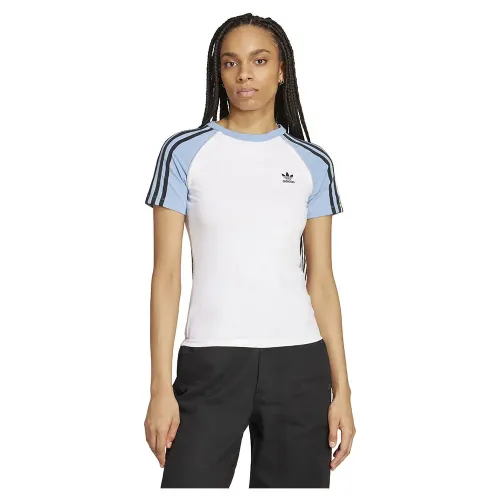 아디다스 아디컬러 3 Stripes Raglan Slim 반팔 티셔츠 142095262