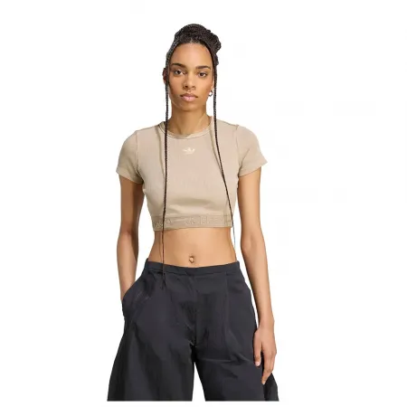 아디다스 에센셜 Rib Washed 반팔 티셔츠 142096120