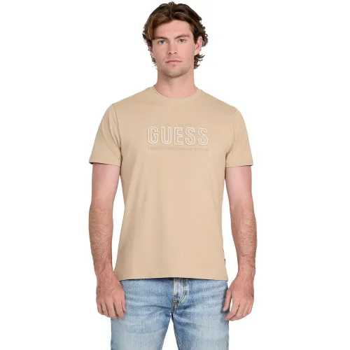 게스 Basic Gueem보스ed Logo 반팔 티셔츠 142111874