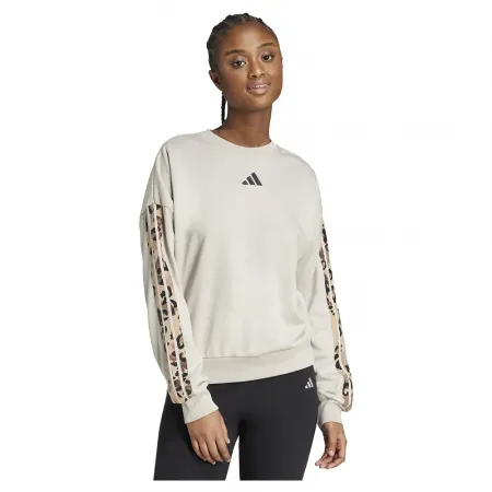 아디다스 Animal Print 3 Stripes French Terry 스웨터 142116774