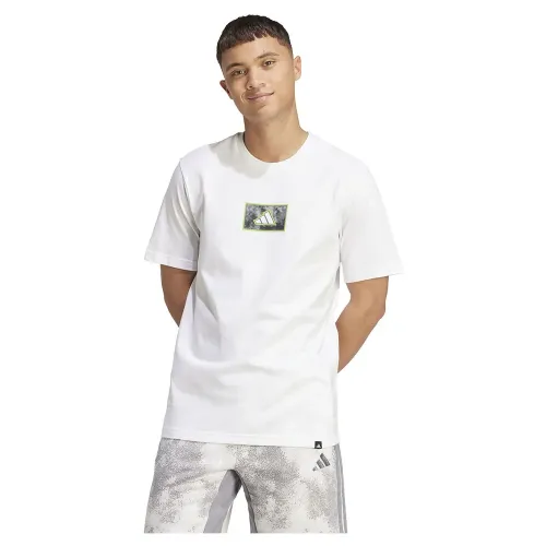 아디다스 Camo Script 그래픽 반팔 티셔츠 142116940