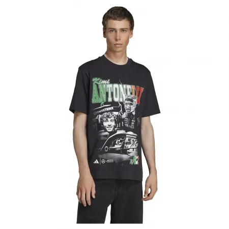 아디다스 메르세데스-AMG Petronas Formula One Team Kimi Antonelli 그래픽 반팔 티셔츠 142117653