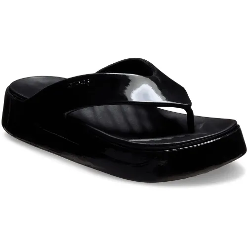 크록스 Getaway Platform Patent 슬리퍼 142125556