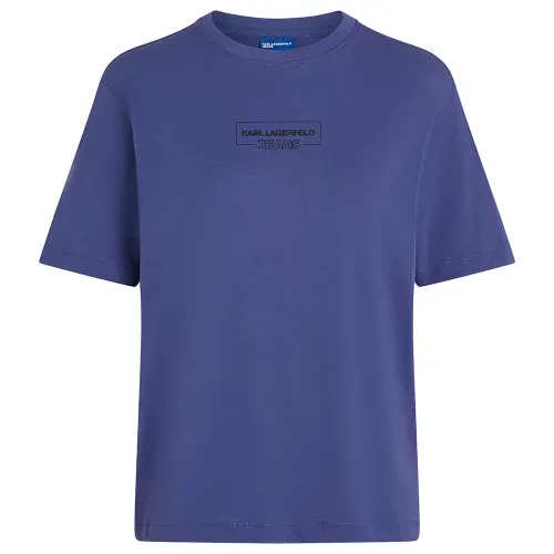 KARL LAGERFELD Outline Logo Regular Fit 티셔츠 142144900