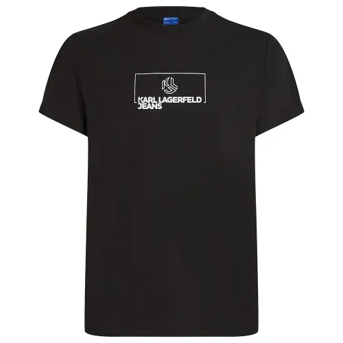 KARL LAGERFELD Outline Logo Slim Fit 티셔츠 142144902