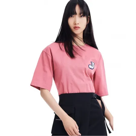 LILY Fashion Fishbone 반팔 티셔츠 142155544