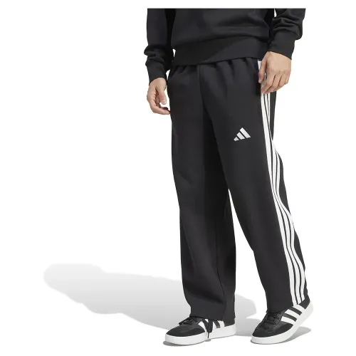 아디다스 에센셜s 3 Stripes 플리스 Wide Leg 바지 142156432