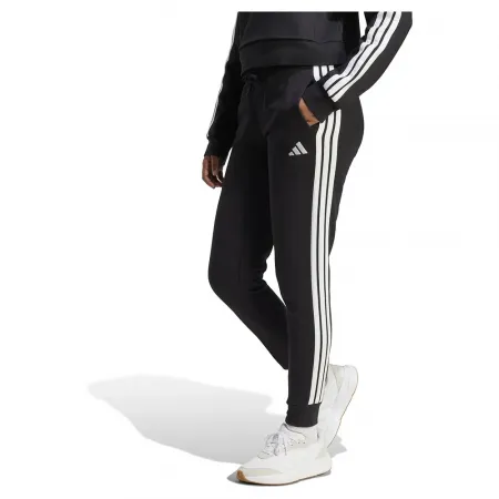 아디다스 에센셜 3 Stripes 플리스 Slim 조거팬츠 142156476