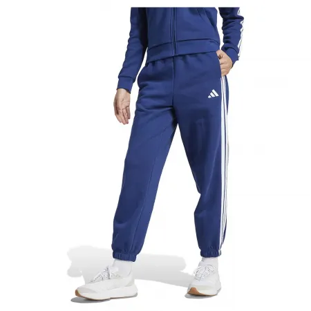 아디다스 에센셜 3 Stripes 플리스 Loose-Fit 조거팬츠 142156485