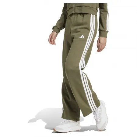 아디다스 에센셜 3 Stripes Open-Hem 플리스 조거팬츠 142156510