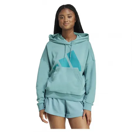 아디다스 에센셜 Big Logo French Terry Loose 후드티 142156547