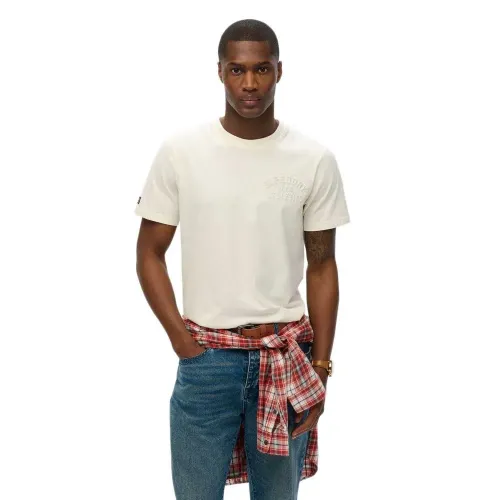 슈퍼드라이 Athletic Em보스 Relaxed Fit 반팔 티셔츠 142159931