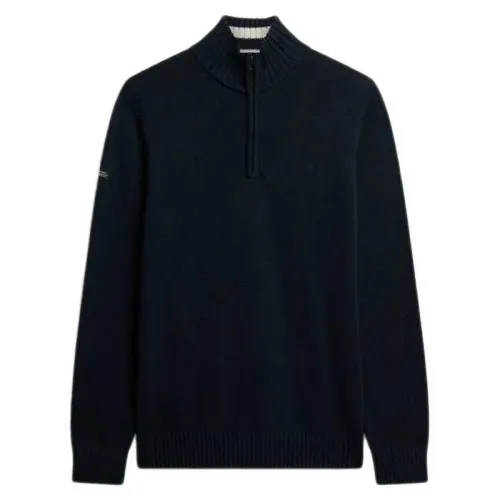 슈퍼드라이 M6110706A 하프 지퍼 스웨터 142160024