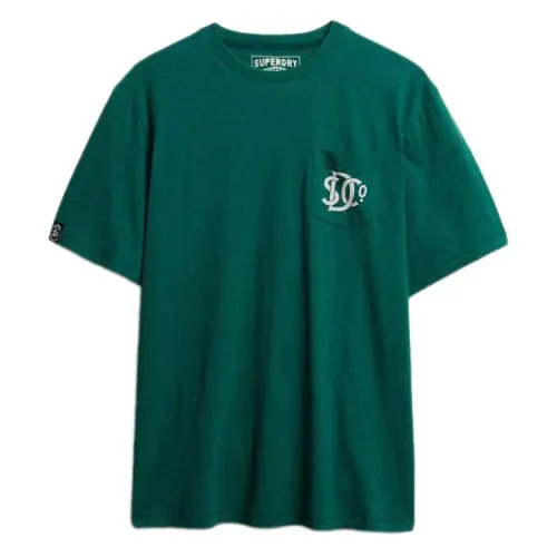 슈퍼드라이 Merchant 그래픽 반팔 티셔츠 142160029