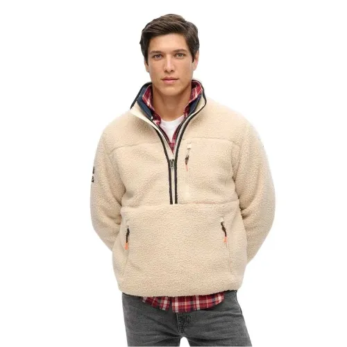 슈퍼드라이 Outdoor 하프 지퍼 스웨터 142160047