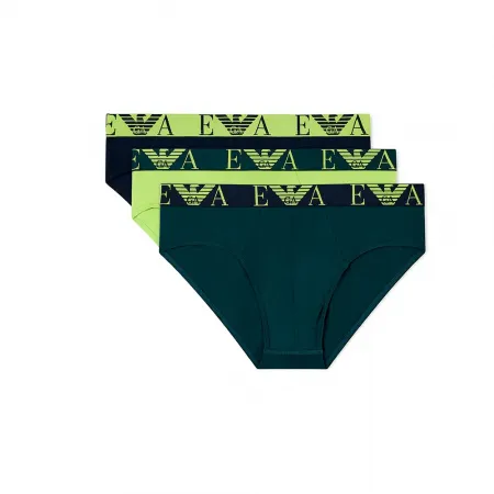엠프리오 아르마니 Bold Monogram 삼각팬티 3 팩 142165184