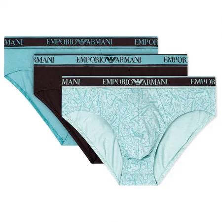 엠프리오 아르마니 Core Logoband 삼각팬티 3 팩 142165256