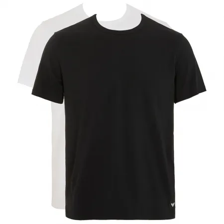 엠프리오 아르마니 에센셜 Logolabel 반팔 티셔츠 2 팩 142165390