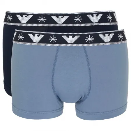 엠프리오 아르마니 Holidays Jaquard Trunk 복서 브리프 2 팩 142165565